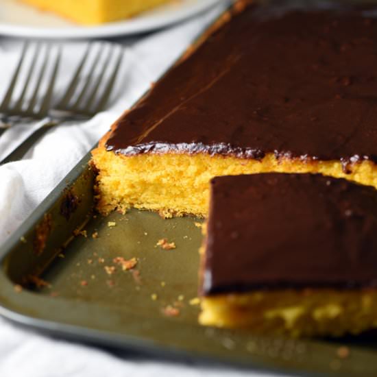Brazilian Carrot Sheet Cake - Recipe photo by bellyfull
