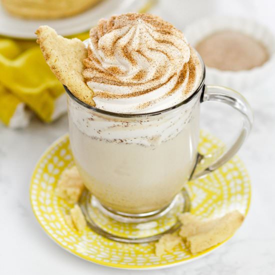 Snickerdoodle White Hot Cocoa - Recipe photo by FoodFanatical
