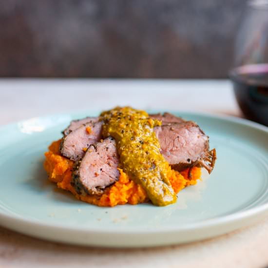 Sous-Vide Flank Steak - Recipe photo by Macheesmo
