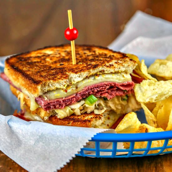 Super Coleslaw Reuben Sandwiches - Recipe photo by lifeloveandgoodfood