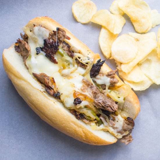 Classic Cheesesteak Sandwich - Recipe photo by garlic and zest