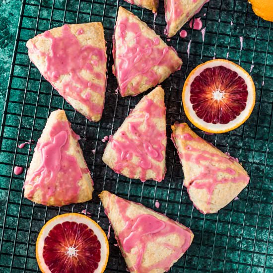Blood Orange Coconut Scones - Recipe photo by eatlovenamaste