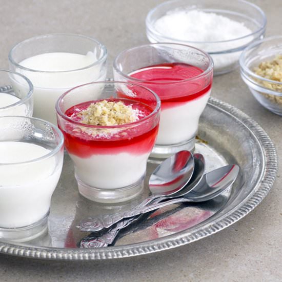 Malabi with Rose Syrup and Nuts - Recipe photo by lilcookieblog