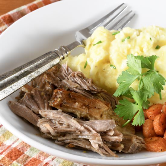 Braised Pork Shoulder with Fennel - Recipe photo by For the Love of Cooking