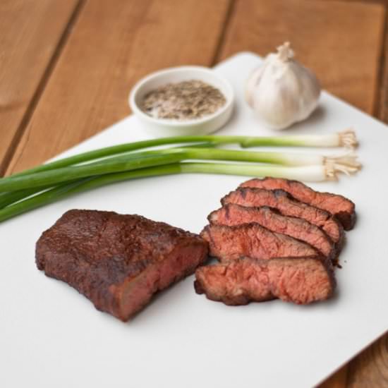 Southwest Flatiron Steak - Recipe photo by TheCampChef