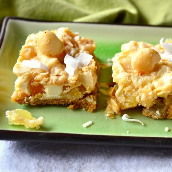 Pina Colada 7 Layer Bars - Recipe photo by thisishowicook
