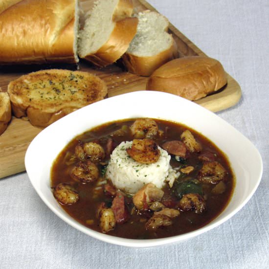Chicken and Sausage Gumbo - Recipe photo by GrazingGlutton