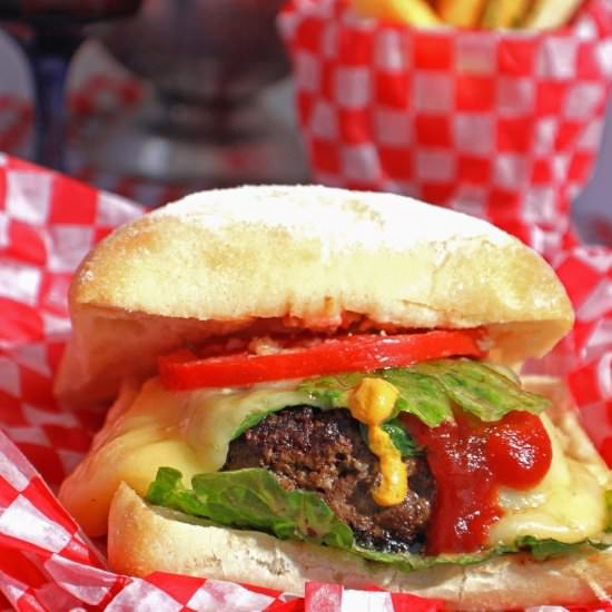 Best Italian Juicy Hamburger - Recipe photo by pegasuslegend