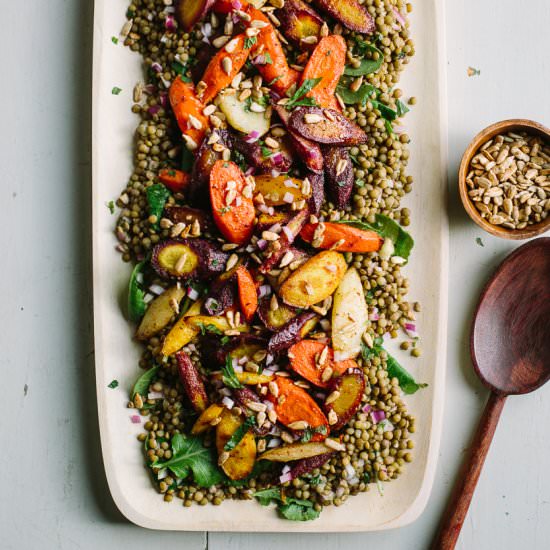 Masala Lentil Salad - Recipe photo by gatheranddine