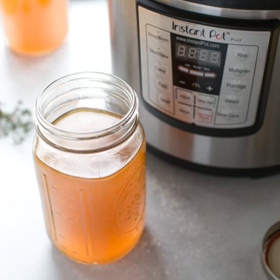 The BEST Instant Pot Bone Broth - Recipe photo by platingsandpairings