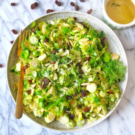 Shredded Brussels Sprouts Salad - Recipe photo by Freshplates