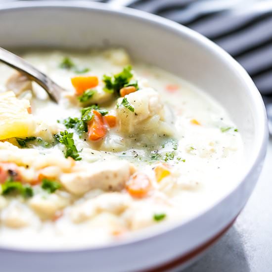 CREAM OF CHICKEN SOUP - Recipe photo by lslfunblog