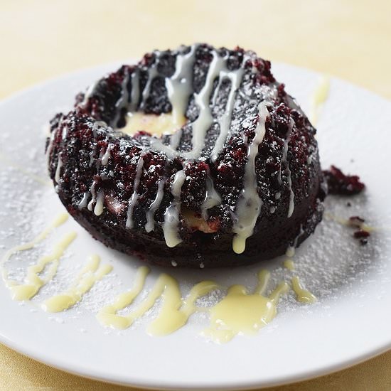 Red Velvet Lava Cakes - Recipe photo by lightscamerabake