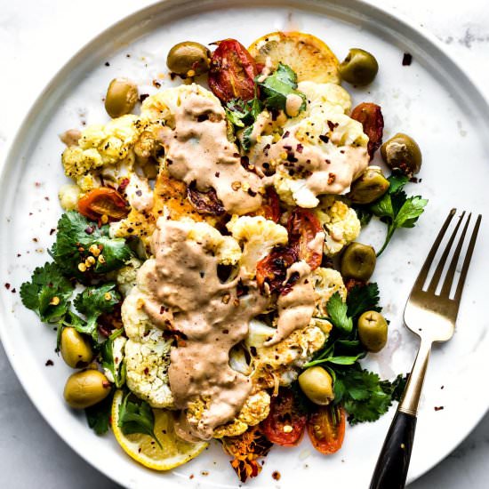 Roasted Cauliflower Steaks - Recipe photo by Cotter Crunch