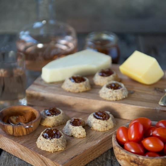 Savory Thumbprint Cookies - Recipe photo by lemonsandanchovies