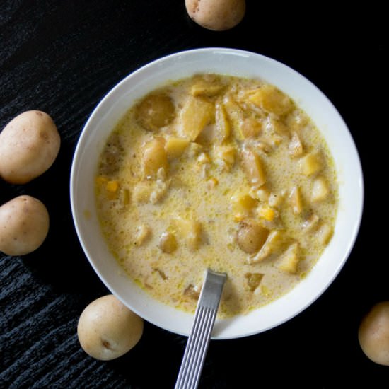 Instant Pot Corn & Potato Chowder - Recipe photo by Jaxx The Bearded Hiker