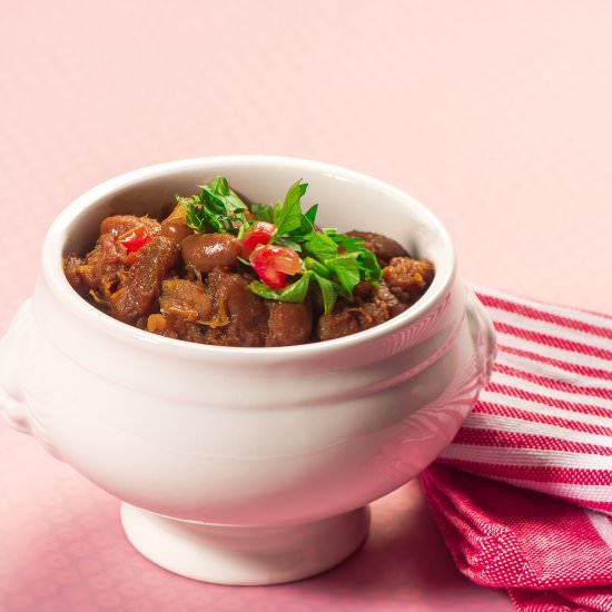 Maple and Date Baked Beans - Recipe photo by Blue Cayenne