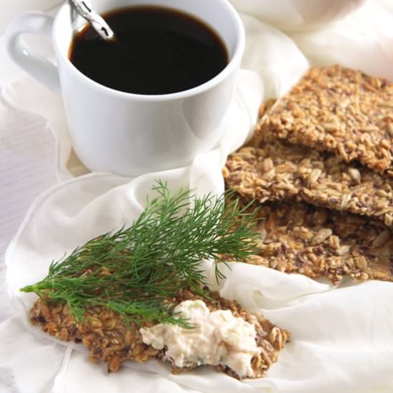Easy Multi-Seed Crispbread - Recipe photo by adinutza