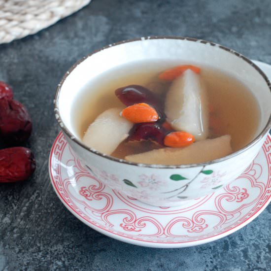 Pear & Red Date Sweet Soup - Recipe photo by mrspskitchen
