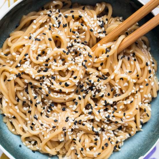 Pressure Cooker Sesame Noodles - Recipe photo by kitschen_cat