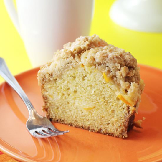 Meyer lemon coffee cake - Recipe photo by Food Gal