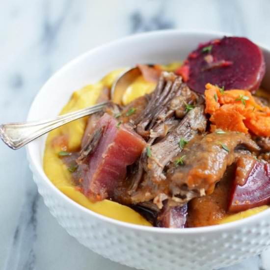 Instant Pot Short Ribs with Veggies - Recipe photo by saraborgstede