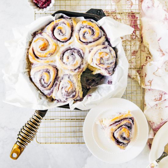ube cinnamon rolls - Recipe photo by hummingbirdhigh
