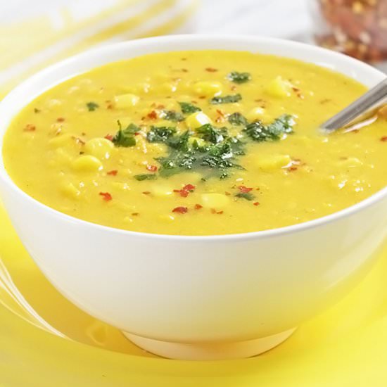 Corn and Sweet Potato Chowder - Recipe photo by dieTTaste