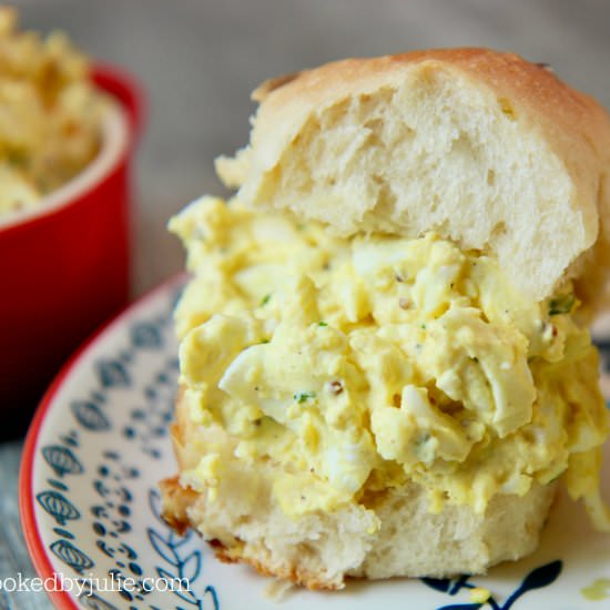 Egg Salad Sandwiches - Recipe photo by cookedbyjulie
