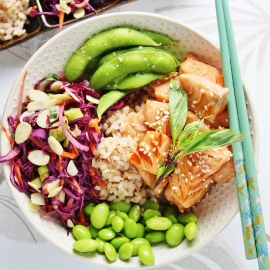 Asian Salmon Bowl - Recipe photo by myfoodpassion