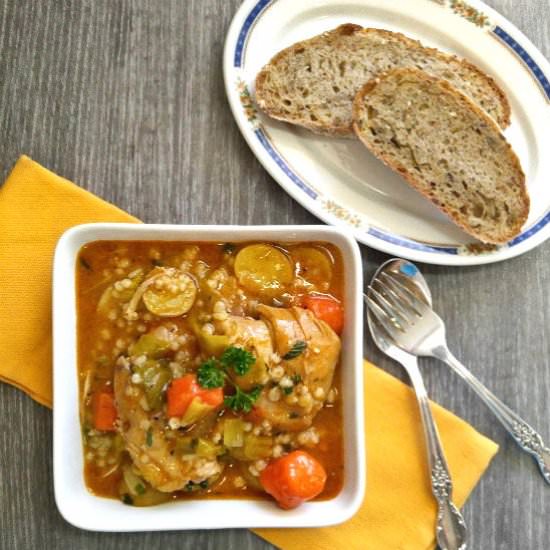 One pot Chicken Barley Stew - Recipe photo by thegardeningcook