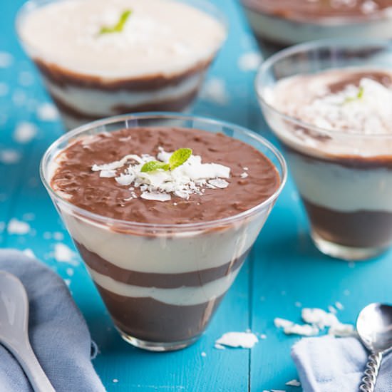 Layered Zebra Pudding Recipe - Recipe photo by Solluna333
