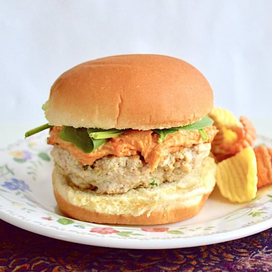 Moroccan Chicken Burgers - Recipe photo by jeanieandluluskitchen