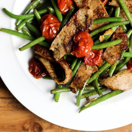 Easy Chicken Sausage Skillet - Recipe photo by WorthyPause