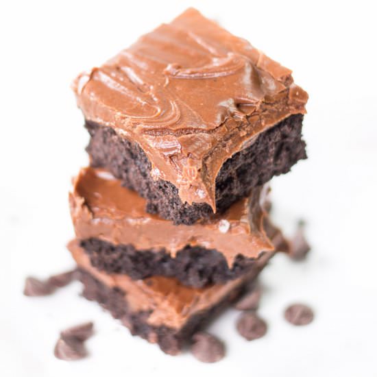 Best gluten-free brownies ever - Recipe photo by veggiebalance