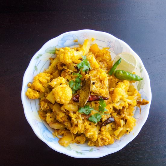 Gobi Aloo Bhujia - Recipe photo by Puja