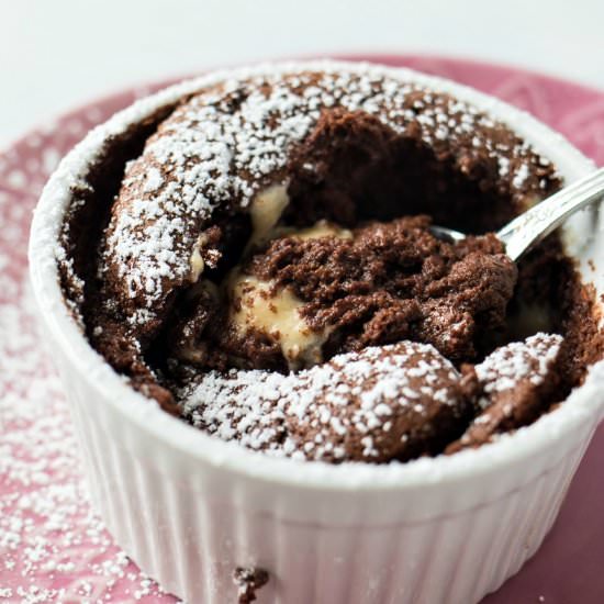 Chocolate Peanut Butter Souffle - Recipe photo by certifiedpastryaficionado