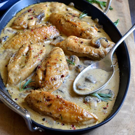 Tarragon cream chicken casserole - Recipe photo by Bibbyskitchenat36
