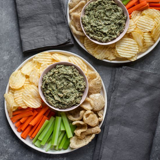 Dairy-Free Spinach & Artichoke Dip - Recipe photo by acalculatedwhisk