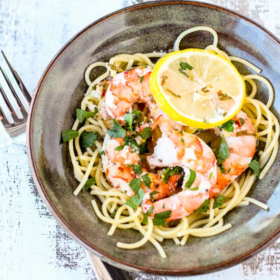 Shrimp Scampi in Parchment - Recipe photo by lisasdinnertimedish