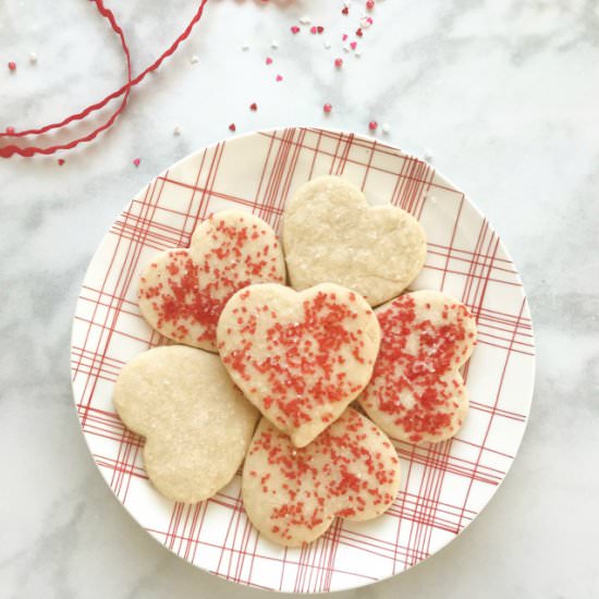 Heart Shortbread Cookies - Recipe photo by Craftingafamily