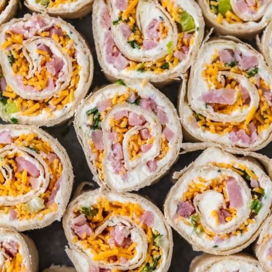 Ham and Cheese Ranch Rollups - Recipe photo by the cookie rookie