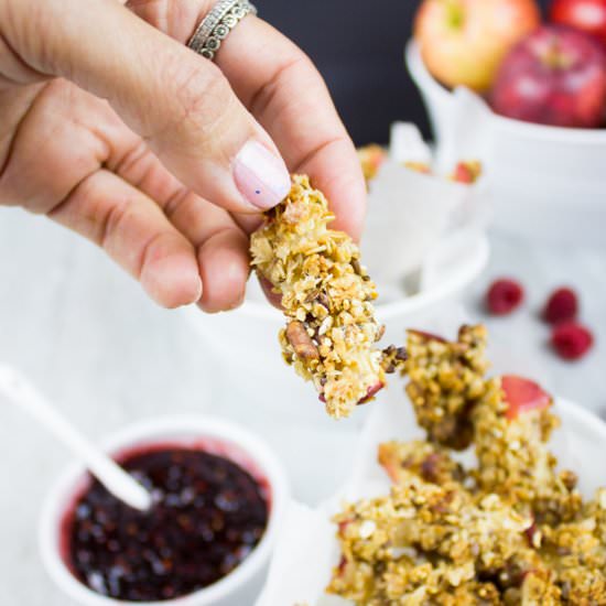 Baked Apple Fries - Recipe photo by two.purple.figs