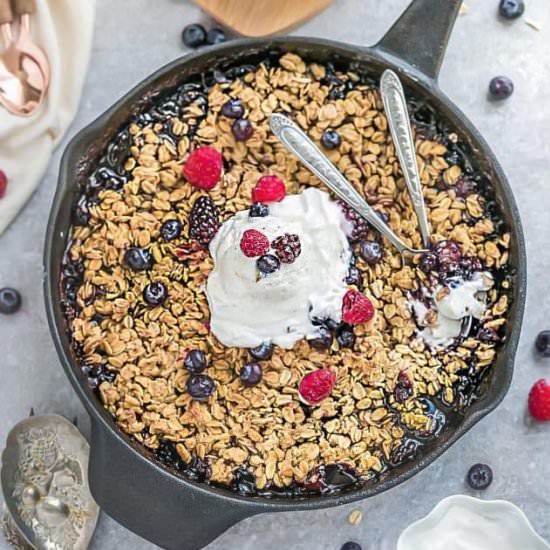 Triple Berry Crisp - Recipe photo by LifemadeSweeter