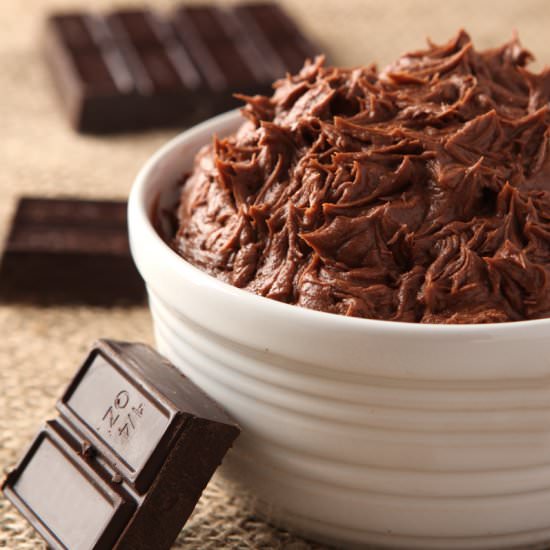 Not Too Sweet Chocolate Buttercream - Recipe photo by browniebites