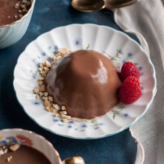chocolate panna cotta - Recipe photo by Wild wild whisk
