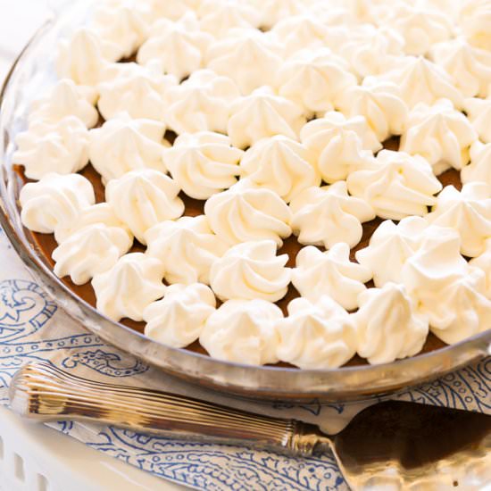 Chocolate Pudding Pie - Recipe photo by abakershouse