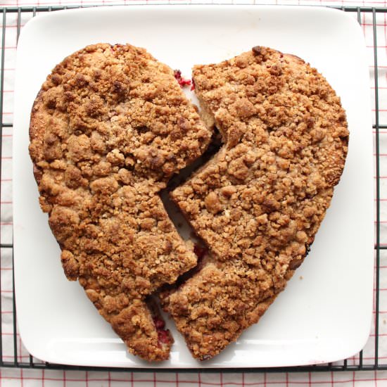 Raspberry Buckle - Recipe photo by meandthemoose