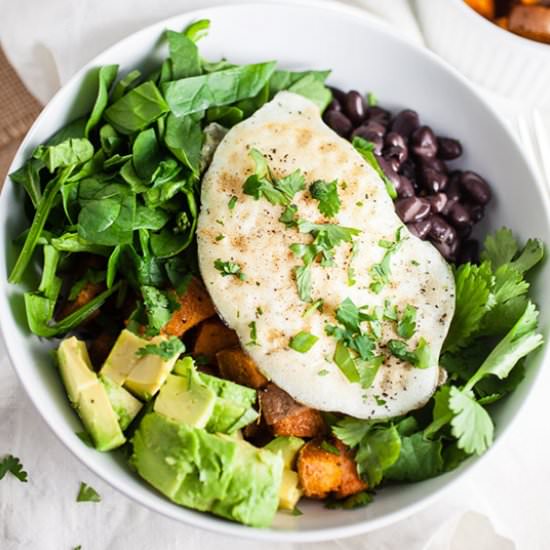 Healthy Sweet Potato Breakfast Bowl - Recipe photo by therusticfoodie