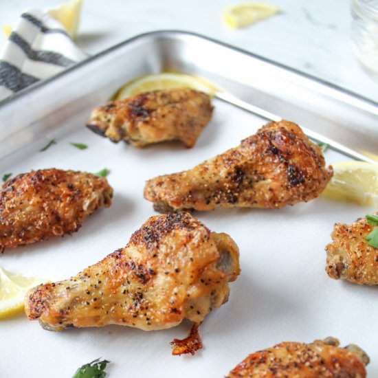 3-Ingredient Lemon Pepper Wings - Recipe photo by thedelightfulbite
